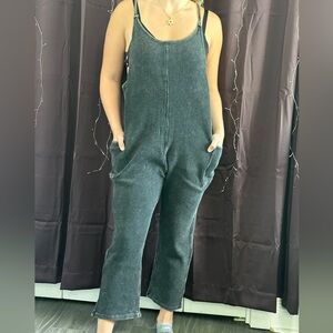 NWOT-Boutique buy-Charcoal romper-